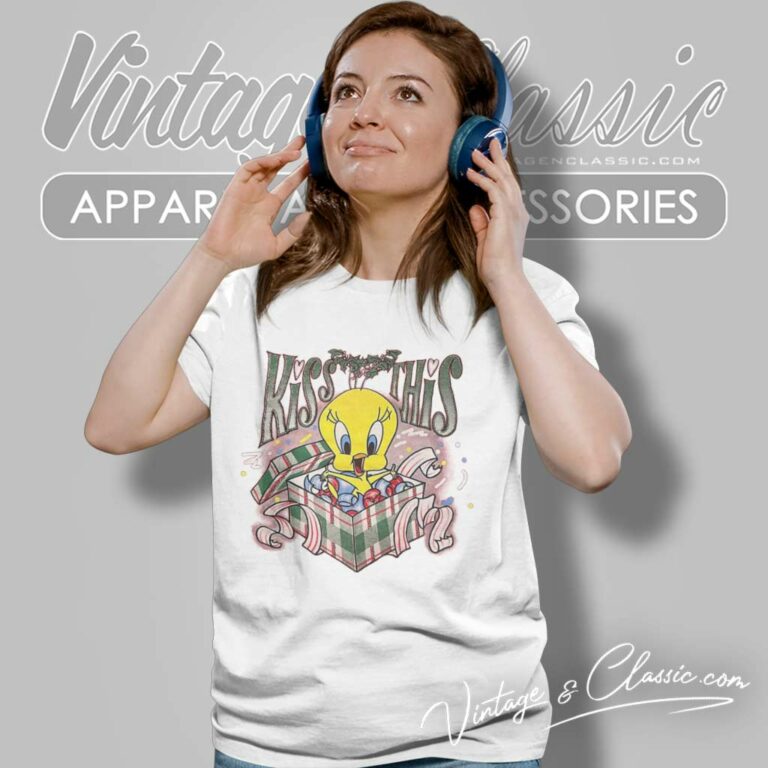 Tweety Bird Ugly Christmas Women TShirt 1 Tweety Bird Ugly Christmas Women TShirt 1