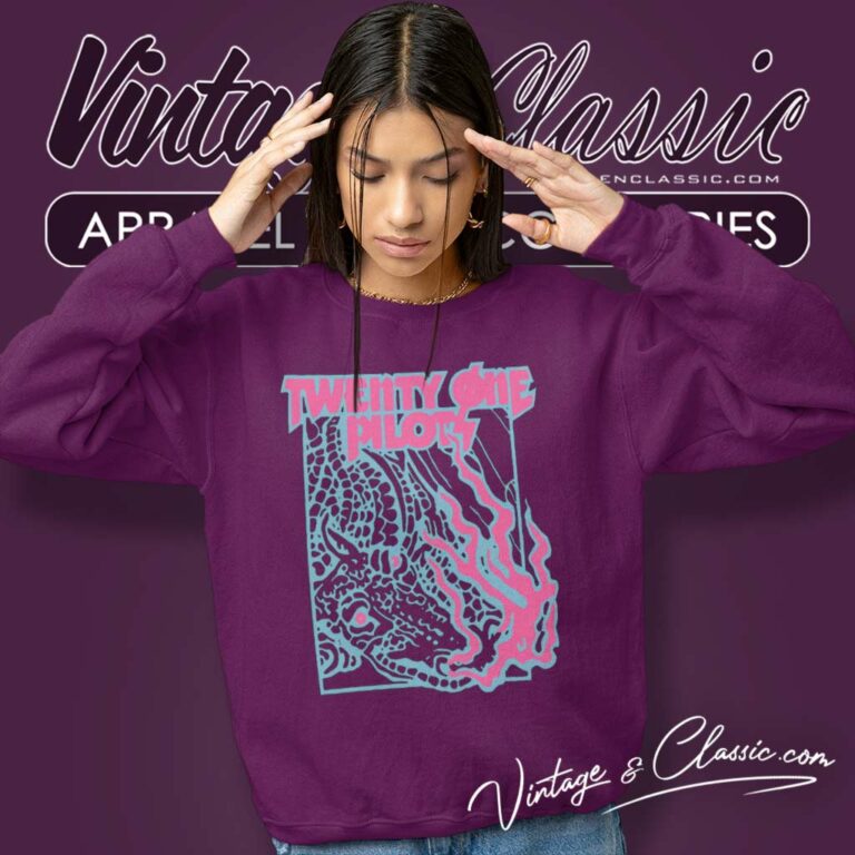 Twenty One Pilots 2022 Trash Flames Sweatshirt Twenty One Pilots 2022 Trash Flames Sweatshirt