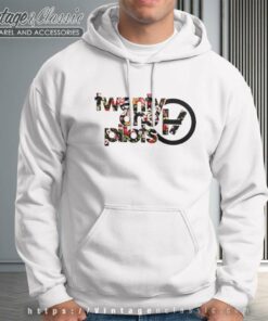 Twenty One Pilots Floral Logo Twenty One Pilots Floral Logo Hoodie