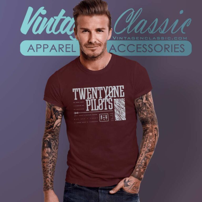 Twenty One Pilots Newsprint T Shirt Twenty One Pilots Newsprint T Shirt