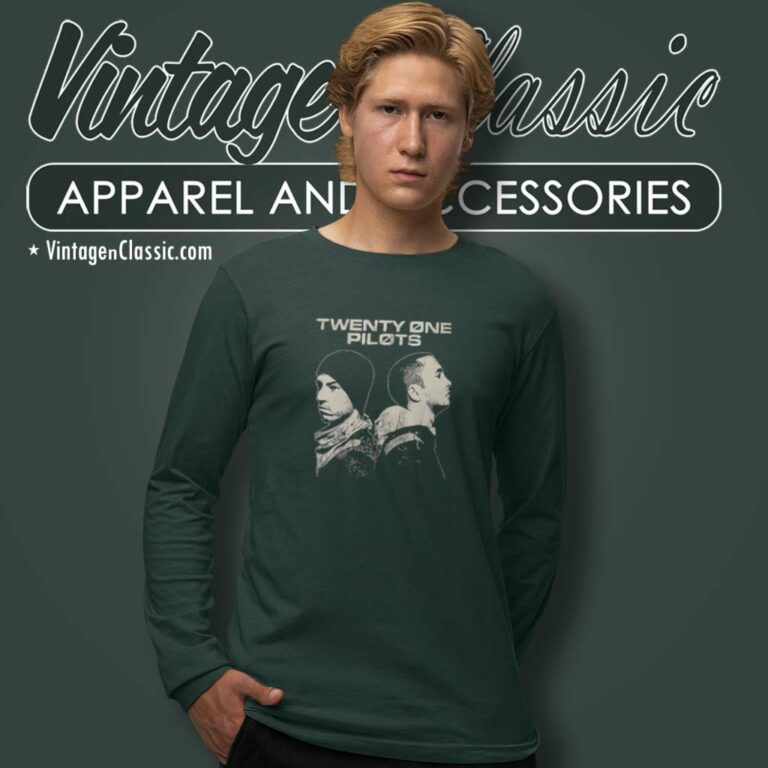 Twenty One Pilots Shirt Tyler Joseph And Josh Dun Long Sleeve Tee Twenty One Pilots Shirt Tyler Joseph And Josh Dun Long Sleeve Tee