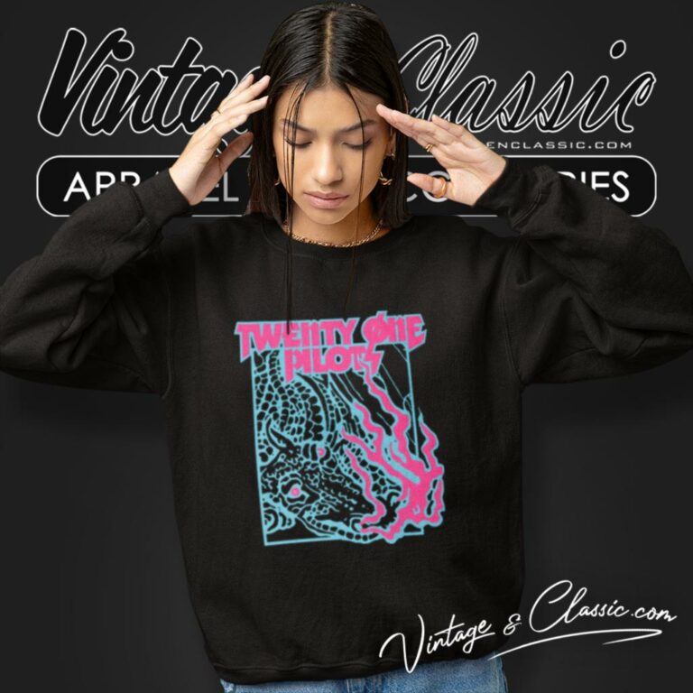 Twenty One Pilots Trash Flames Sweatshirt Twenty One Pilots Trash Flames Sweatshirt