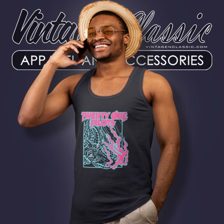 Twenty One Pilots Trash Flames Tank Top Racerback Twenty One Pilots Trash Flames Tank Top Racerback