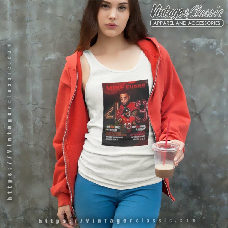 Two Historical Facts About Mike Evans Of The Tampa Bay Buccaneers In Nfl History Tank Top Racerback Two Historical Facts About Mike Evans Of The Tampa Bay Buccaneers In Nfl History Tank Top Racerback