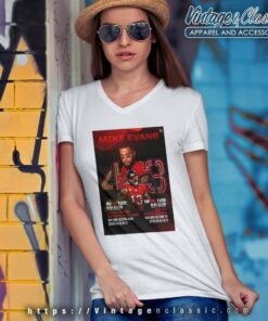 Two Historical Facts About Mike Evans Of The Tampa Bay Buccaneers In Nfl History V Neck TShirt