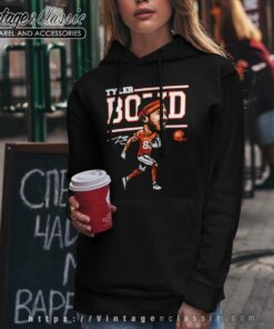 Tyler Boyd Cincinnati Bengals Cartoon Signarture Hoodie
