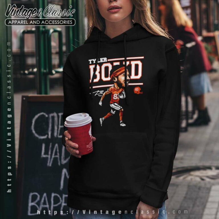 Tyler Boyd Cincinnati Bengals Cartoon Signarture Hoodie Tyler Boyd Cincinnati Bengals Cartoon Signarture Hoodie