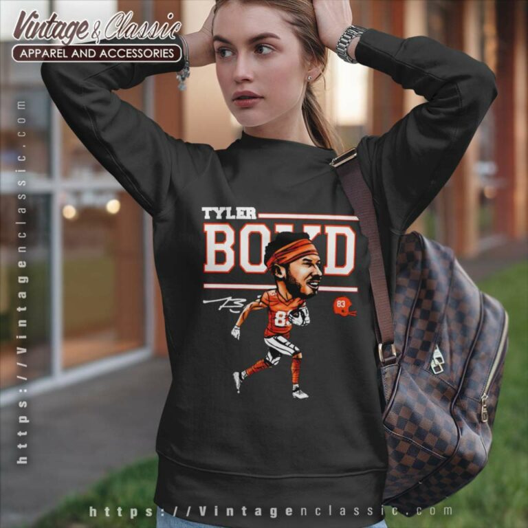 Tyler Boyd Cincinnati Bengals Cartoon Signarture Sweatshirt Tyler Boyd Cincinnati Bengals Cartoon Signarture Sweatshirt