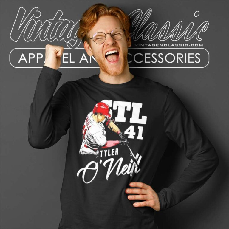 Tyler Oneill Stl 27 Hit The Ball Long Sleeve Tee Tyler Oneill Stl 27 Hit The Ball Long Sleeve Tee