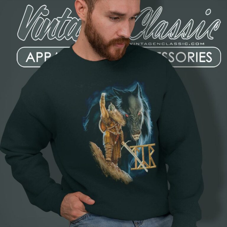 Tyr Vs Fenrir Sweatshirt Tyr Vs Fenrir Sweatshirt