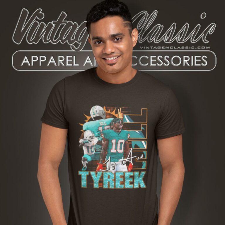 Tyreek Hill Cheetah Miami Football T Shirt Tyreek Hill Cheetah Miami Football T Shirt