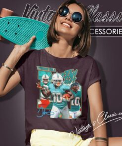Tyreek Hill Miami Dolphins Caricature Women T Shirt