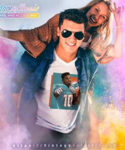 Tyreek Hill South Beach Cheetah To Miami Dolphins V Neck TShirt