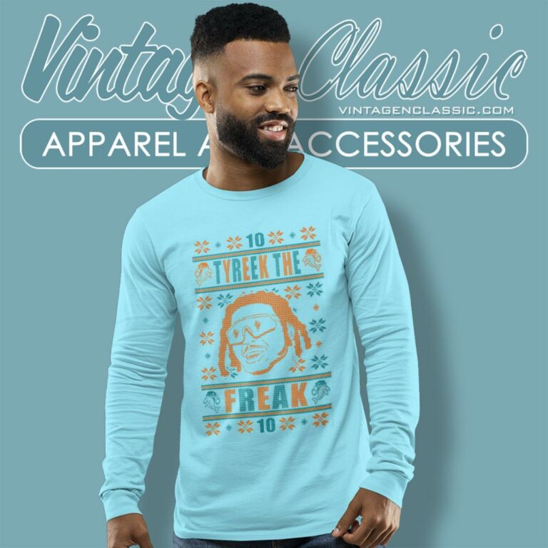 Tyreek Hill Ugly Sweater Long Sleeve Tee Tyreek Hill Ugly Sweater Long Sleeve Tee