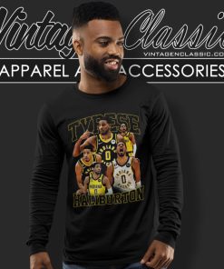 Tyrese Haliburton Indiana Pacers Long Sleeve Tee