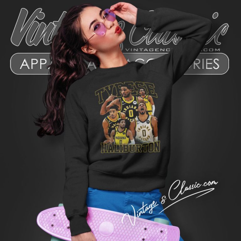 Tyrese Haliburton Indiana Pacers Sweatshirt Tyrese Haliburton Indiana Pacers Sweatshirt