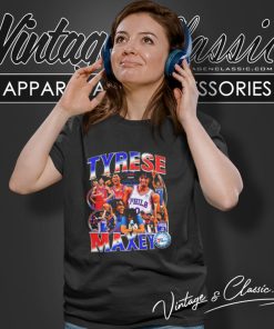 Tyrese Maxey Philadelphia 76ers Women T Shirt