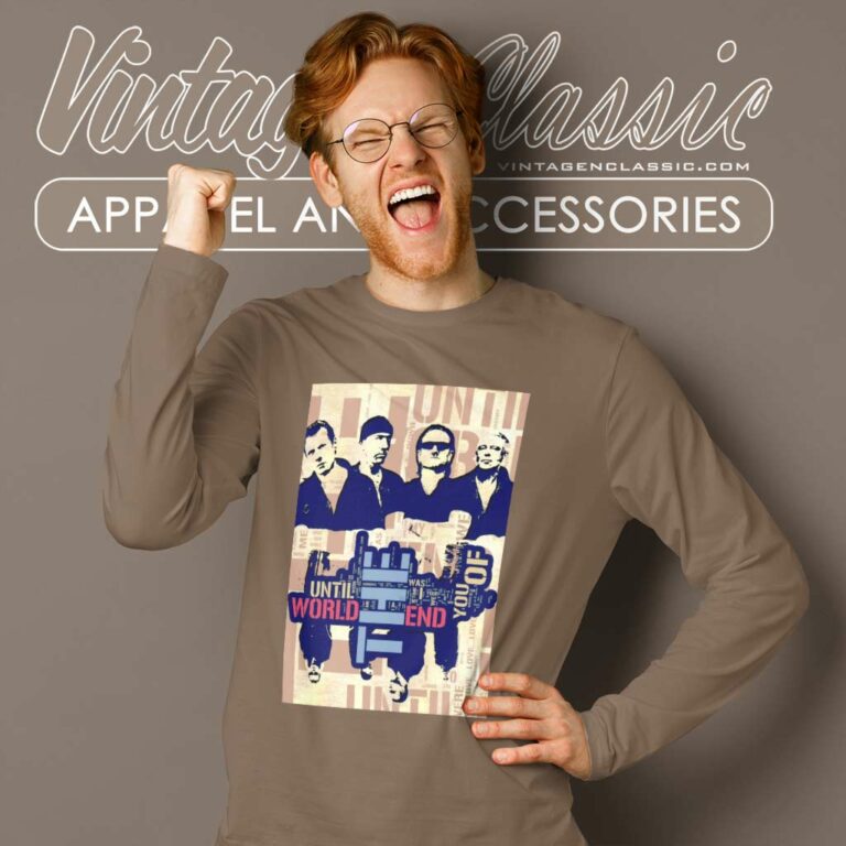 U2 Shirt Until The End Of The World Long Sleeve Tee U2 Shirt Until The End Of The World Long Sleeve Tee