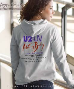 U2 Uv Shirt Achtung Baby Live At Sphere Tour 2023 7 U2 Uv Shirt Achtung Baby Live At Sphere Tour 2023 Backside Hoodie