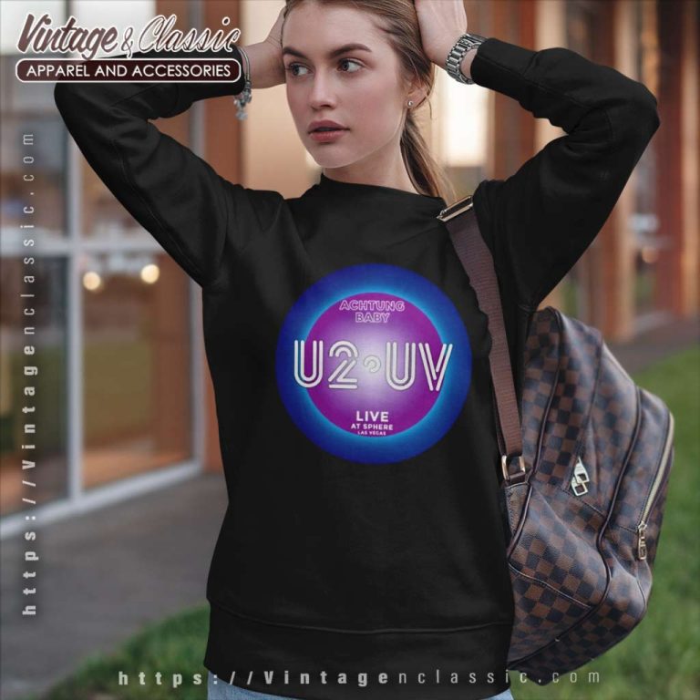 U2 Uv Shirt Achtung Baby Live At Sphere Tour 2023 Sweatshirt U2 Uv Shirt Achtung Baby Live At Sphere Tour 2023 Sweatshirt