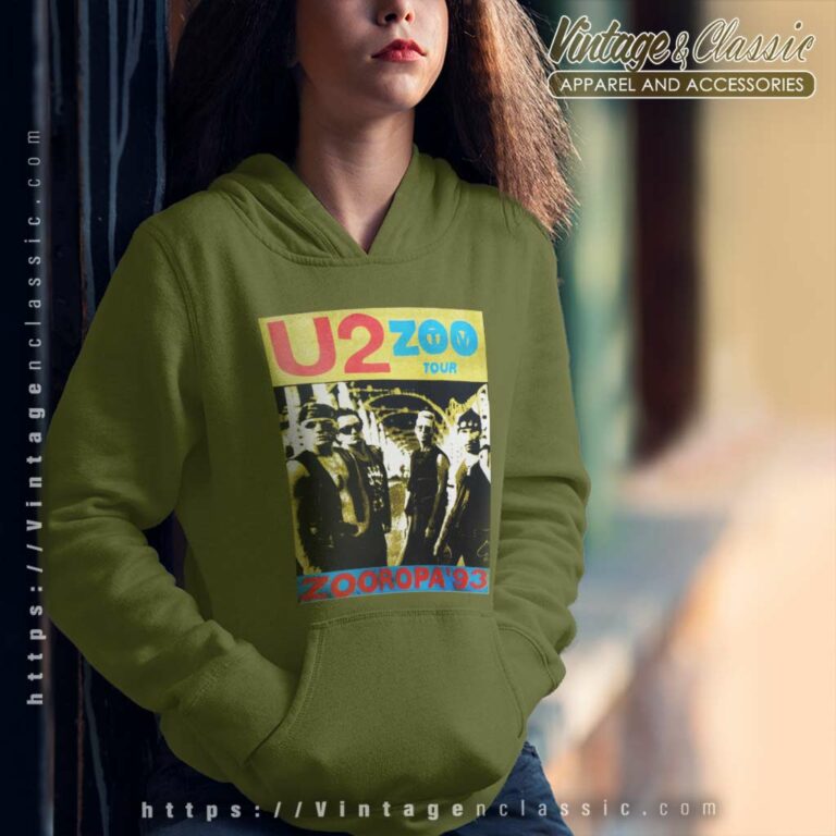 U2 Zooropa Album Hoodie U2 Zooropa Album Hoodie