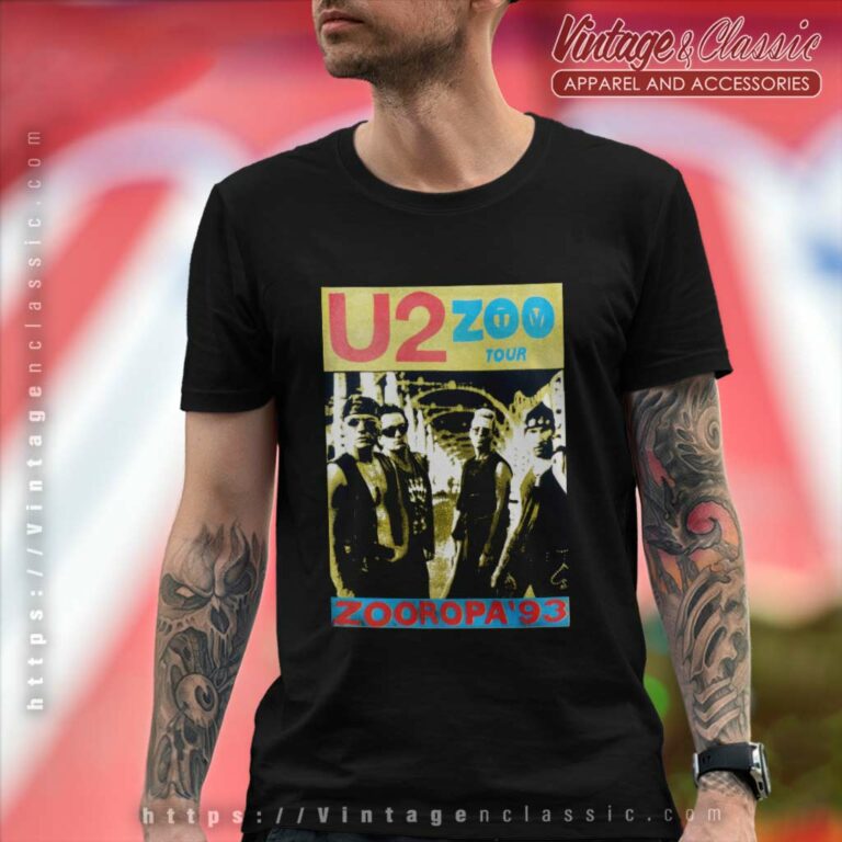 U2 Zooropa Album T Shirt U2 Zooropa Album T Shirt