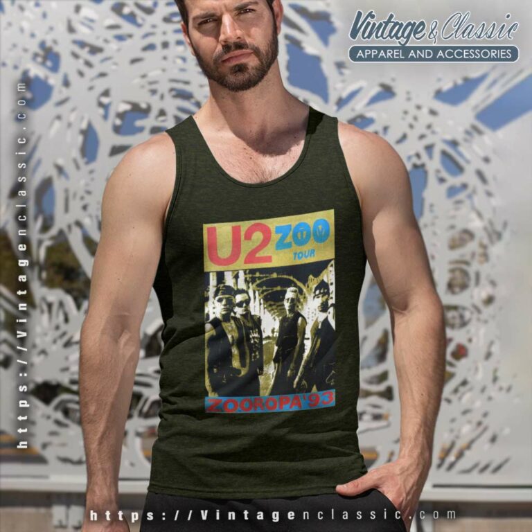 U2 Zooropa Album Tank Top Racerback U2 Zooropa Album Tank Top Racerback
