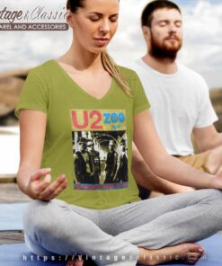 U2 Zooropa Album Shirt 5 U2 Zooropa Album V Neck TShirt