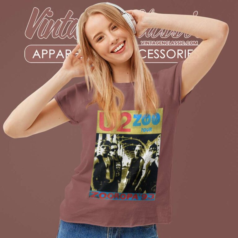 U2 Zooropa Album Women TShirt U2 Zooropa Album Women TShirt