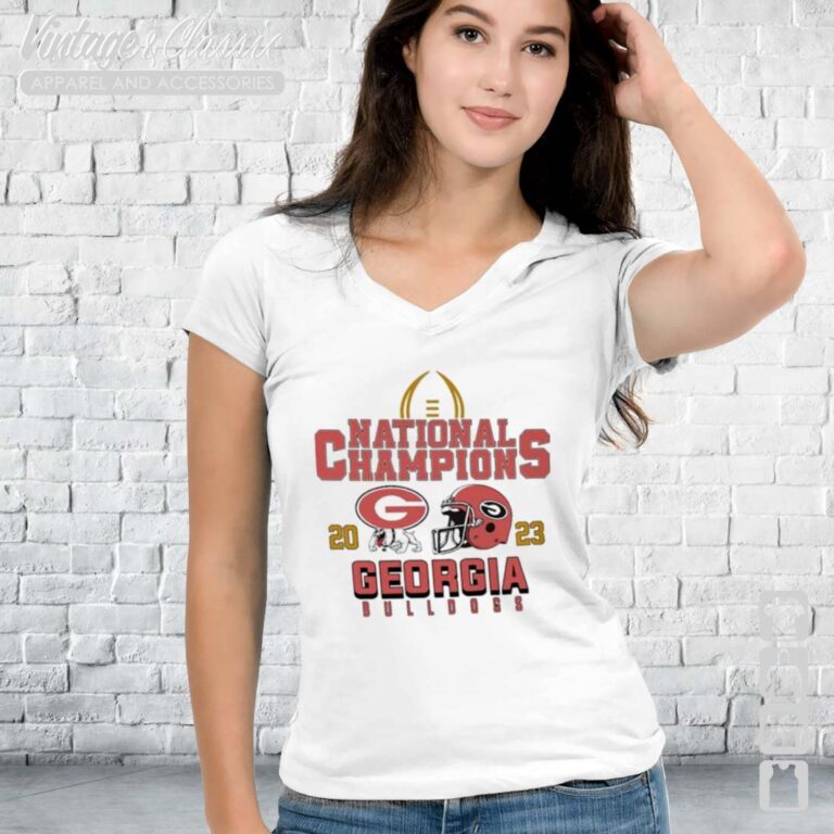 UGA Football National Champions 2023 Vneck UGA Football National Champions 2023 Vneck