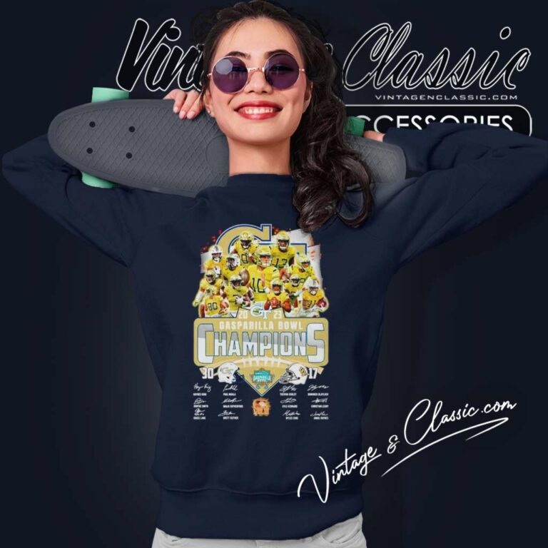 Ucf Gasparilla Bowl Champions Georgia Tech Win Score 30 17 Sweatshirt Ucf Gasparilla Bowl Champions Georgia Tech Win Score 30 17 Sweatshirt