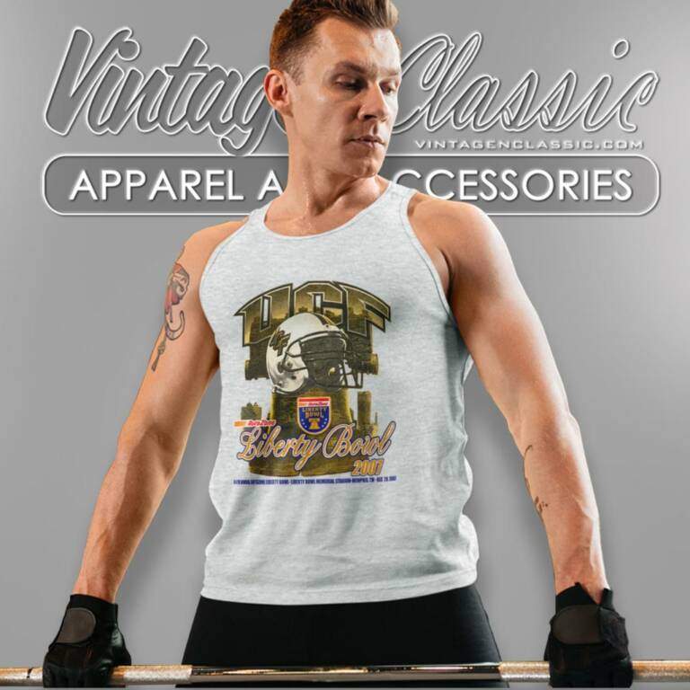 Ucf Golden Knights 2007 Liberty Bowl Tank Top Racerback Ucf Golden Knights 2007 Liberty Bowl Tank Top Racerback
