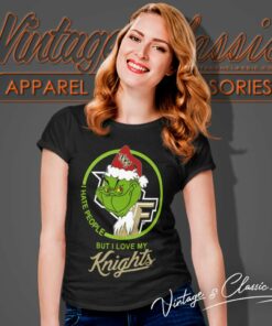 Ucf Knights Ncaa Christmas Grinch Shirt I Hate People But I Love My Knights 6 Ucf Knights Ncaa Christmas Grinch Shirt I Hate People But I Love My Knights Women TShirt