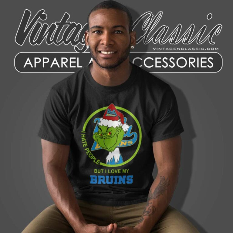 Ucla Bruins Ncaa Christmas Grinch Shirt I Hate People But I Love My Bruins T Shirt 1 Ucla Bruins Ncaa Christmas Grinch Shirt I Hate People But I Love My Bruins T Shirt 1