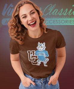 Uconn Huskies Logo Mascot Women T Shirt