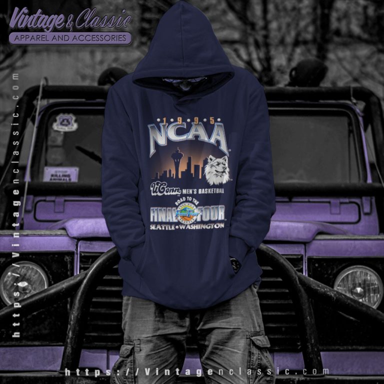 Uconn Huskies Shirt 1995 Final Four Basketball Hoodie Uconn Huskies Shirt 1995 Final Four Basketball Hoodie