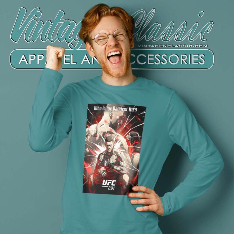 Ufc 291 Artist Series Who Is The Baddest Mf Long Sleeve Tee Ufc 291 Artist Series Who Is The Baddest Mf Long Sleeve Tee