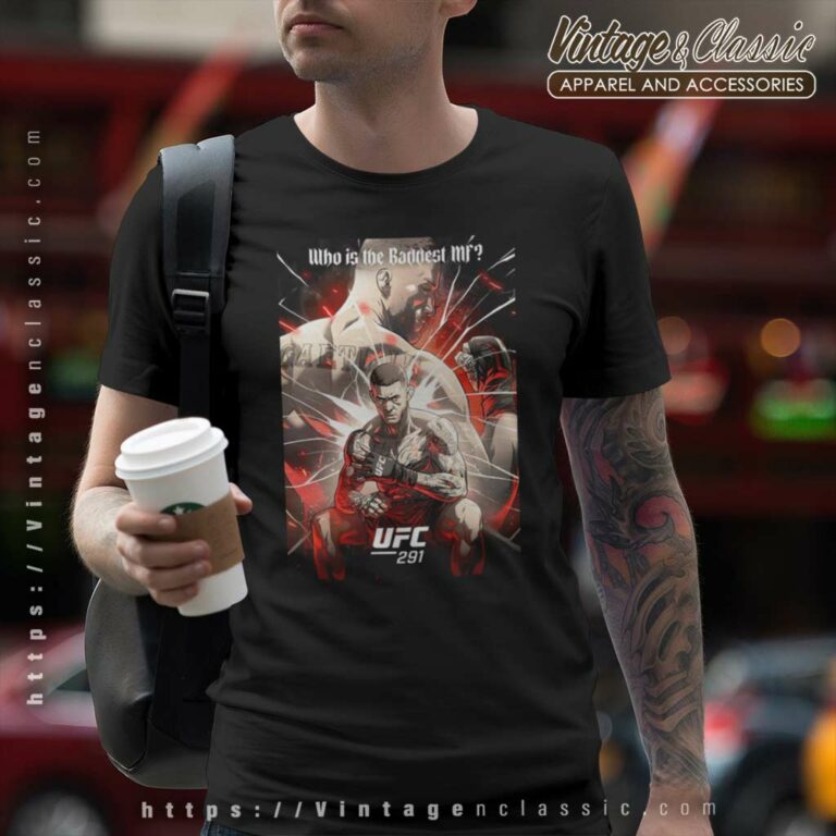 Ufc 291 Artist Series Who Is The Baddest Mf T Shirt Ufc 291 Artist Series Who Is The Baddest Mf T Shirt