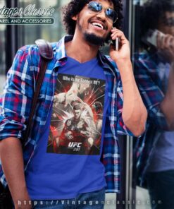 Ufc 291 Artist Series Who Is The Baddest Mf V Neck TShirt