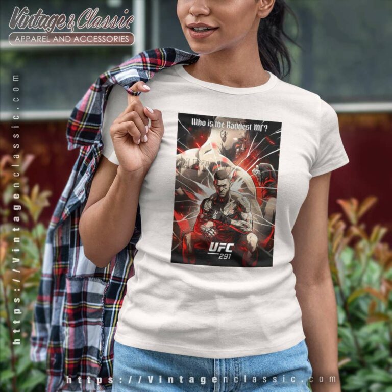 Ufc 291 Artist Series Who Is The Baddest Mf Women TShirt Ufc 291 Artist Series Who Is The Baddest Mf Women TShirt