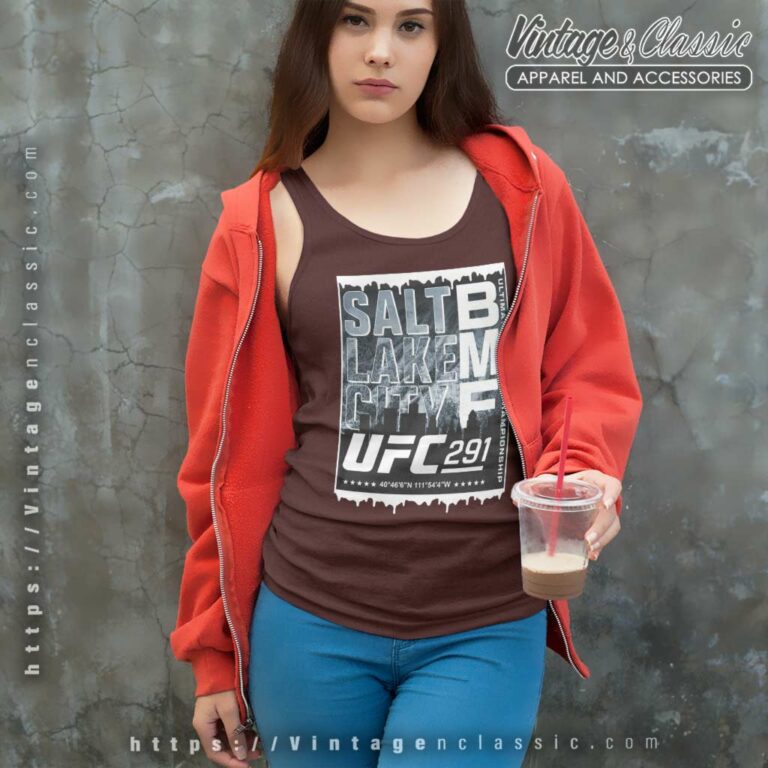 Ufc 291 Bmf Salt Lake City Tank Top Racerback Ufc 291 Bmf Salt Lake City Tank Top Racerback