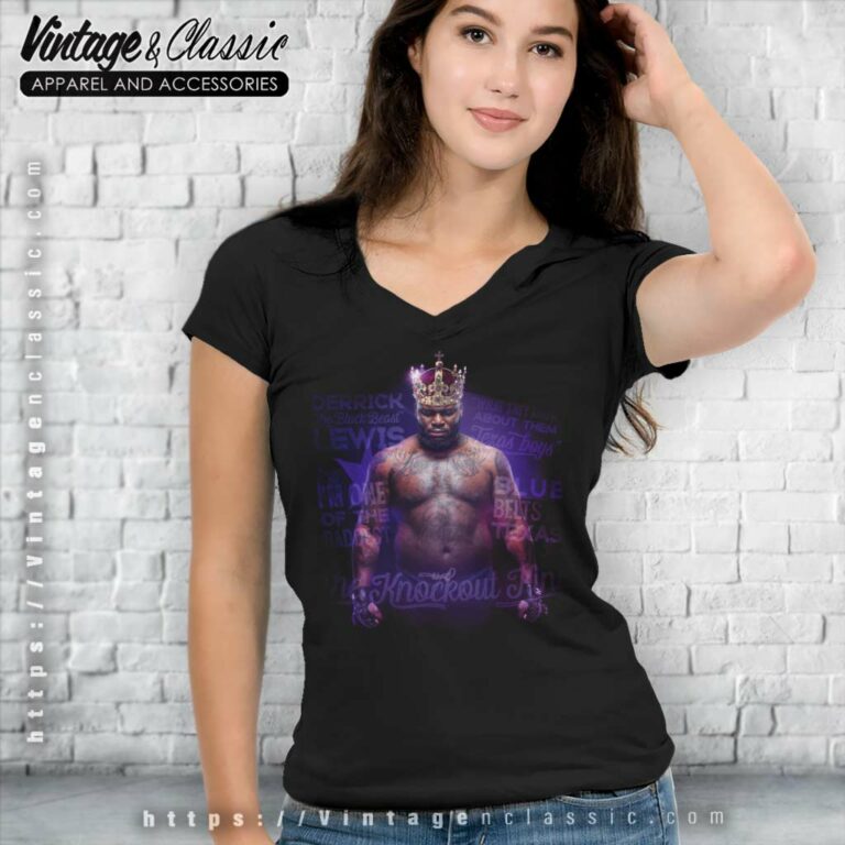 Ufc 291 Derrick Lewis V Neck TShirt Ufc 291 Derrick Lewis V Neck TShirt