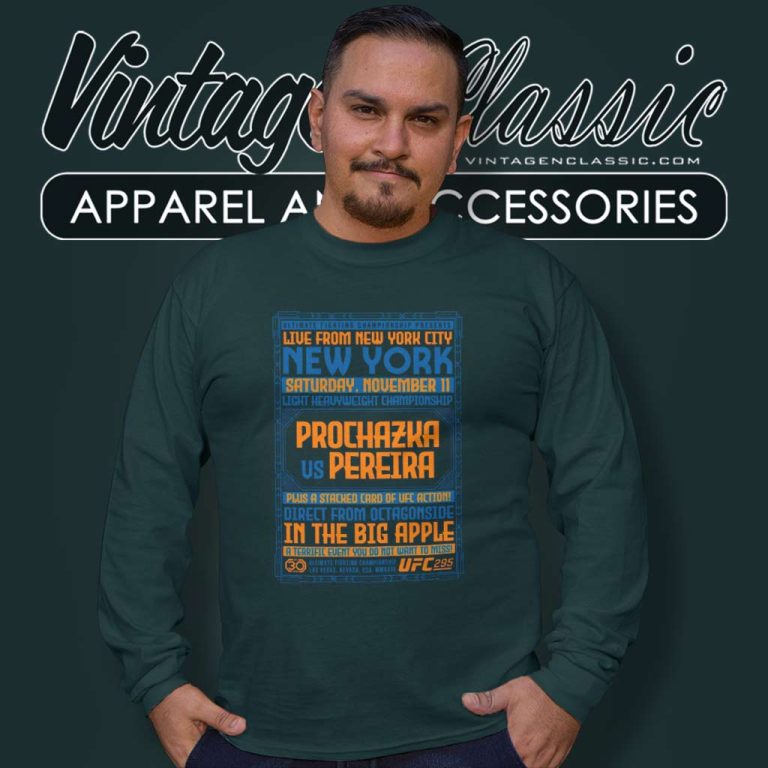Ufc 295 Matchup Long Sleeve Tee Ufc 295 Matchup Long Sleeve Tee