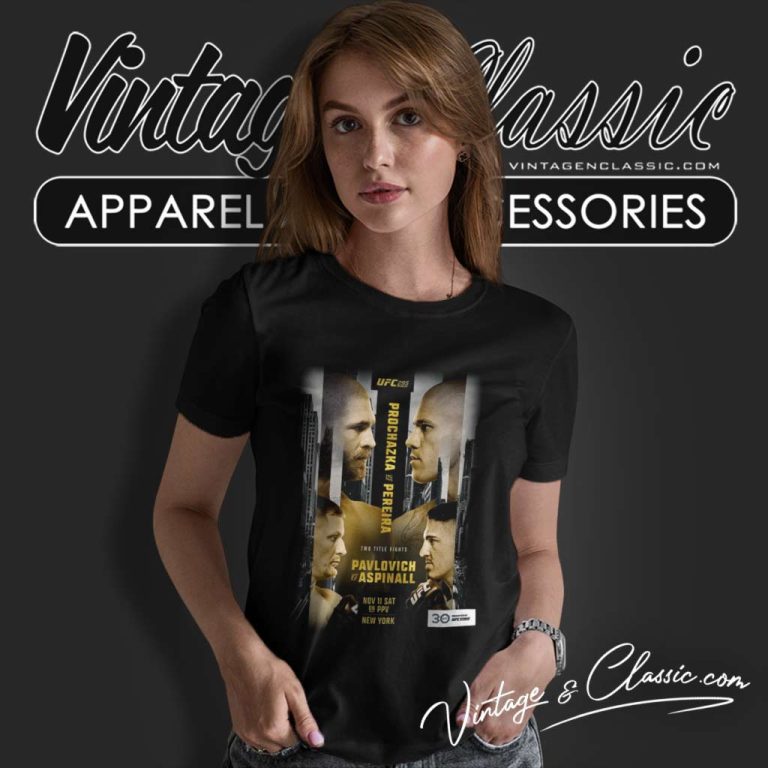 Ufc 295 Prochazka Vs Pereira Event Women TShirt Ufc 295 Prochazka Vs Pereira Event Women TShirt