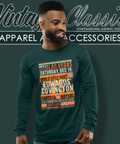 Ufc 296 Matchup Las Vegas Live From Saturday Long Sleeve Tee