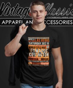 Ufc 296 Matchup Las Vegas Live From Saturday T Shirt