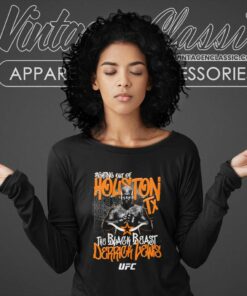 Ufc Derrick Lewis The Black Beast Houston Shirt 6 Ufc Derrick Lewis The Black Beast Houston Ufc Derrick Lewis The Black Beast Lewis Houston Long Sleeve Tee