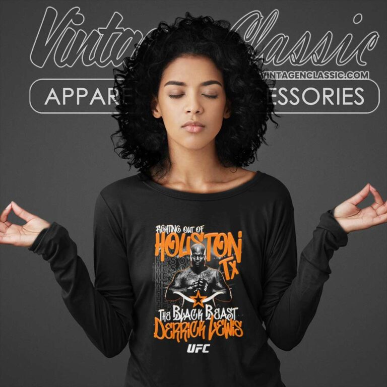 Ufc Derrick Lewis The Black Beast Houston Ufc Derrick Lewis The Black Beast Lewis Houston Long Sleeve Tee Ufc Derrick Lewis The Black Beast Houston Ufc Derrick Lewis The Black Beast Lewis Houston Long Sleeve Tee