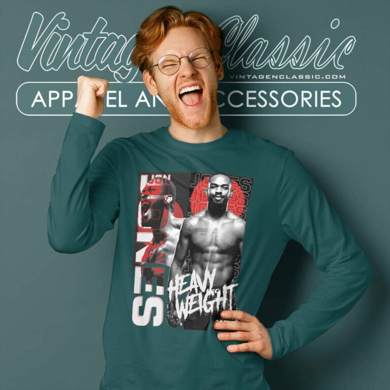 Ufc Heavyweight Jon Jones Split Graphic Long Sleeve Tee Ufc Heavyweight Jon Jones Split Graphic Long Sleeve Tee