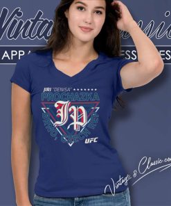 Ufc Jiri Denisa Prochazka Crest Brno Czech Rep V Neck TShirt